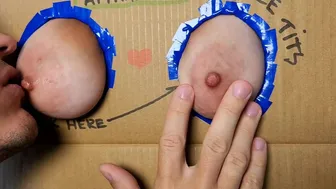 Big-Titted MILF's Nipple Attraction