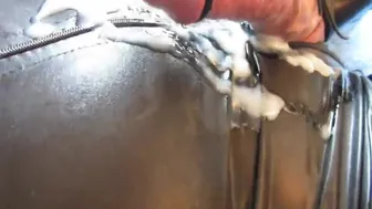 Electro Stimulation: Huge Hands-Free Cum Shot in Catsuit
