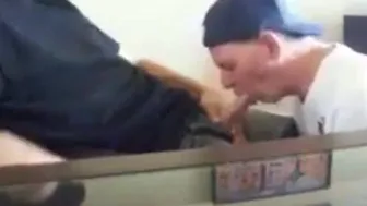 Sucking and Swallowing My Buddy's Load