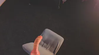 Goth Babe Dildo Tease