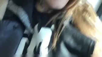 Public Train Masturbation With Amateur Teen