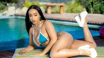 Pool Guy Gets Dirt on Ebony Princess