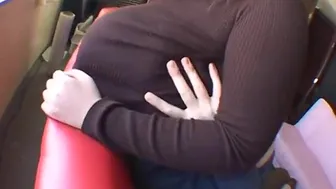 Japanese hot lady with super big tits loves rough sex