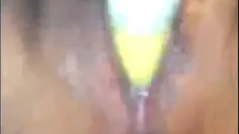 Japanese Girl's Solo Cellphone Fun