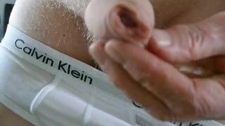 Daddy's Uncut Cock Massage