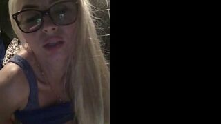 Blonde Striptease and Squirting Solo