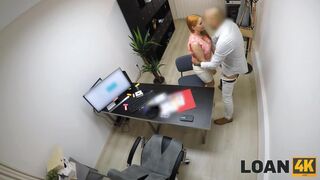 Porn actress takes panties off to be banged by the creditor