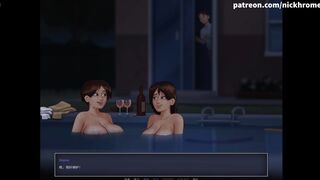 [Gameplay] Summertime Saga All Sex Scenes Debbie Part 4 (Chinese sub)