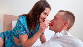 Young Courtesans - Aesthetic Teen Matty Opens Her Hungry Pussy In The Missionary Pose