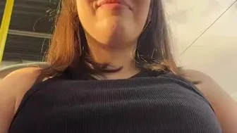 Teasing in Pink Jacket