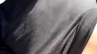 Sexy Girl in Car Selfies