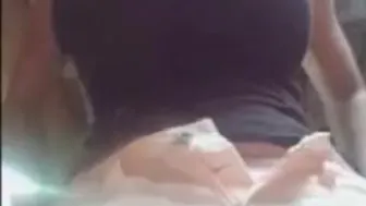 Indian NRI showing her huge boobs & Shaved pussy