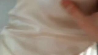 Playing with my girl's pussy and cumming on it.