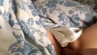 Playing with my girl's pussy and cumming on it.