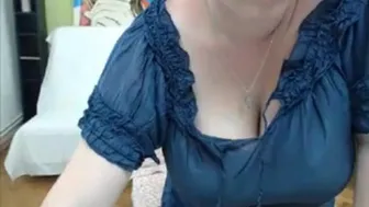 Russian BBW with Huge Tits on Webcam