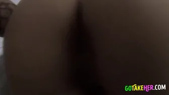 Fit Babe's Juicy Butt Covered in Cum!