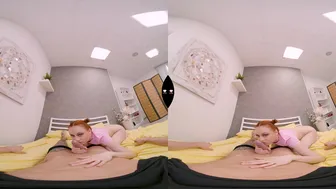 Your sexy redhead angel in pink needs to be creampied