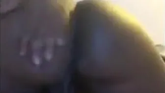 Black Guy Gapes and Plays With His Fat Ass