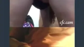 Latin girl masturbating with me on video call