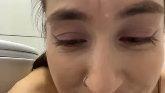 Sexy Trans Girl Teasing and Moaning in the Shower