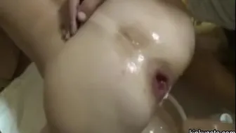 Extreme anal BDSM with a housewife