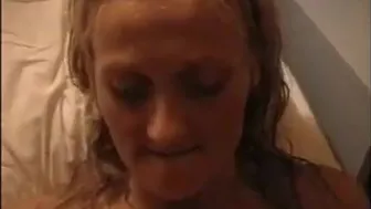 Svensk amatöravsugning med Cumshot Ansiktsbehandling