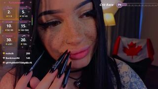Flirty Webcam Tease with Lipstick