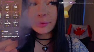 Flirty Webcam Tease with Lipstick
