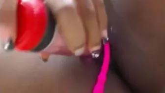 Ebony Amateur Squirts Hard