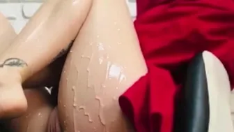 Hot Pink Pussy Exposed: Dripping Wet Reveal