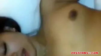 Indian Girl's Expression of Pleasure