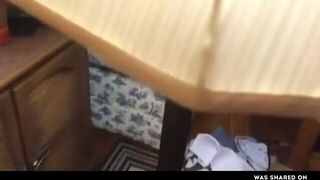Horny Sexy Teen Gives Amateur Blowjob POV