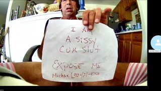 sissy gets verbally humiliated on cam
