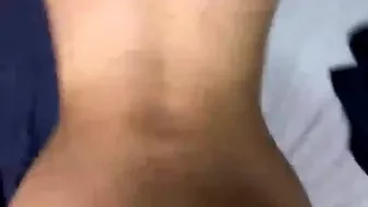 Hot teen get cum on belly after blowjob and hard pounding