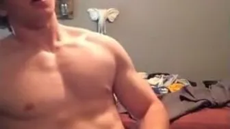 Muscular Ginger Hunk Jerks Off Solo