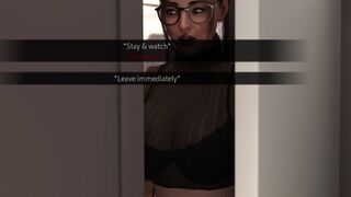 [Gameplay] 3D Game THE OFFICE - Sex Scene #4 Horney Chick can't control Her Lust
