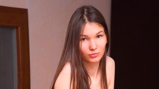 Young Courtesans - Cute slim teen with pretty tiny tits Ariel fucked in the bedroom