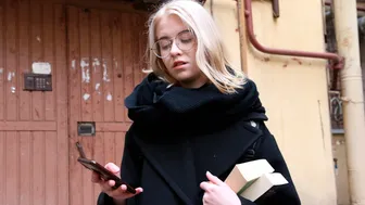 She Is Nerdy - Nerdy Blonde Teen Clockwork Victoria Impaled In The Bedroom