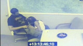 Black Babe Blowjob a dick in office caught on cam