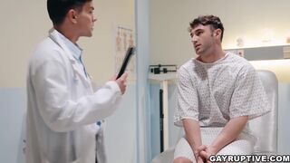 Gay Doctor Takes Horny Patient's Ass