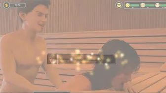 [Gameplay] Man Of The House - Part 148 - HOT IN THE SAUNA MissKitty2K