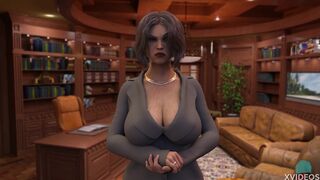 [Gameplay] COLLEGE BOUND #03 - Hot MILF librarian with big breasts and a big ass