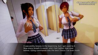 [Gameplay] Waifu Academy | Perfect 18yo Virgin College Teen Gets Her Tight Pussy F...