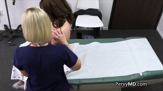 Very special check up for busty teen patient