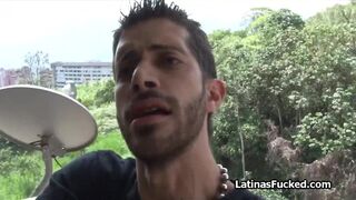 Short interview then hot fuck with Latina amateur