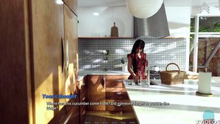 [Gameplay] Asian MILF masturbates in the kitchen • FREE PASS #02