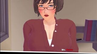 [Gameplay] Knight of Love - Having sex at school, with my hot maths teacher (21)