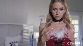Cherry Pimps - Glamorous Soloing Blonde Khloe Kapri Opens Her Wet Hole