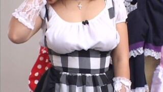 Japanese teen maid getting doggystyled