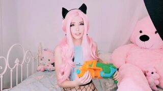 Belle Delphine SQUIRTS all over the Floor